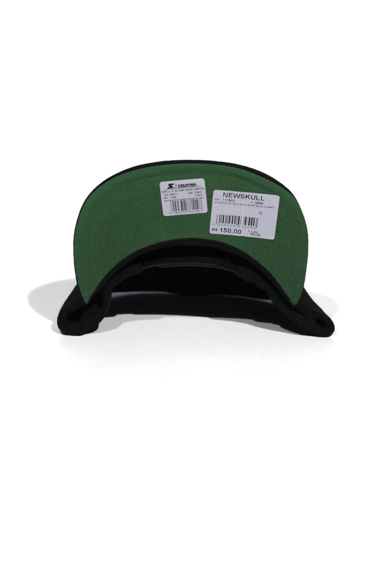 Boné Starter Black Label Compton Blackout Preto Snapback - NewSkull