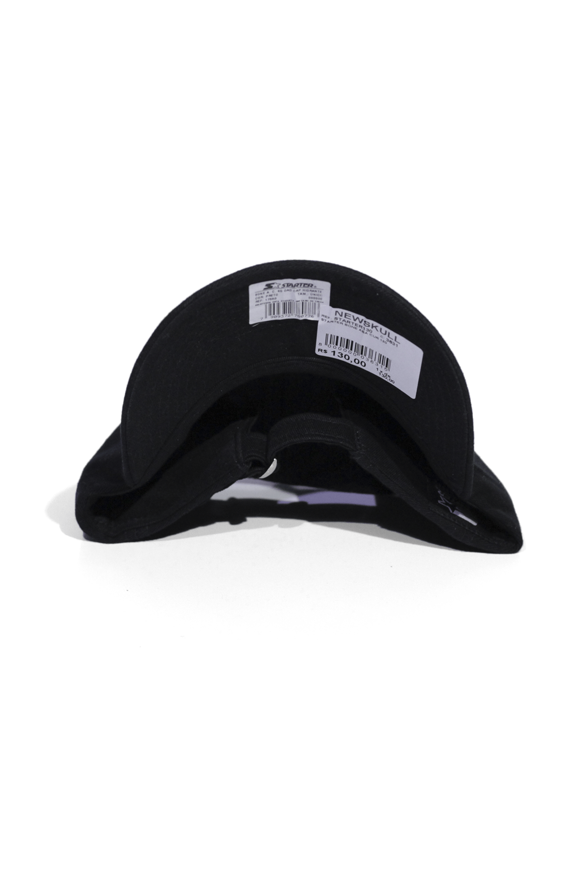 Boné Starter Black Label Hidrante Strapback Preto - NewSkull