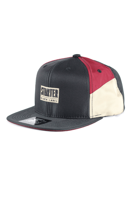 Bone Starter Black Label Logo Snapback Preto - NewSkull