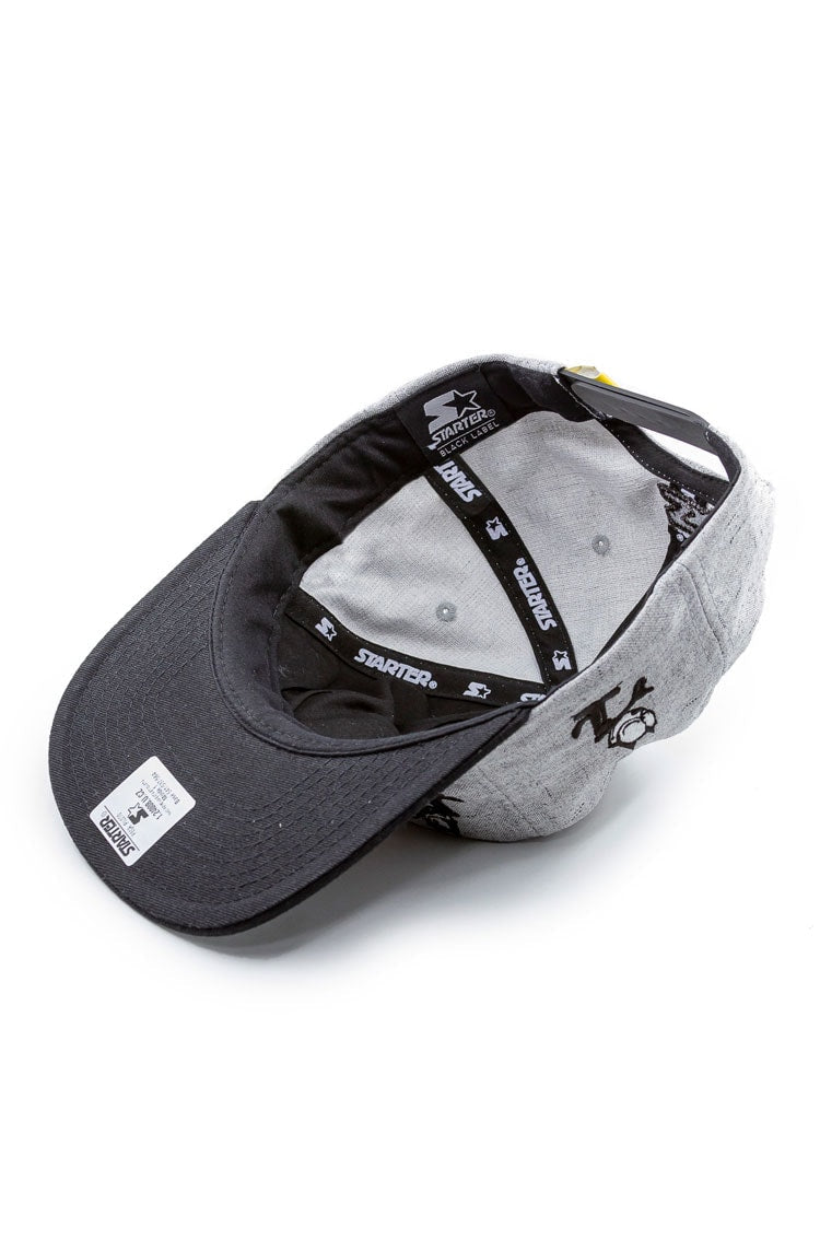 Bone STARTER Collab Felix Line Snapback Cinza/Preto - NewSkull
