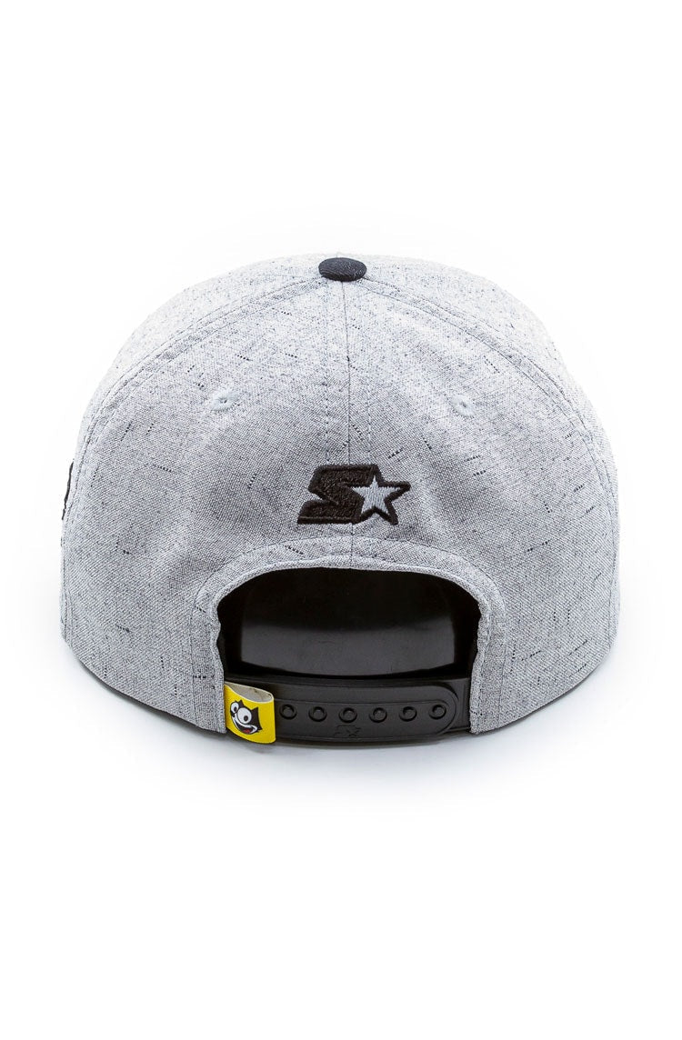 Bone STARTER Collab Felix Line Snapback Cinza/Preto - NewSkull