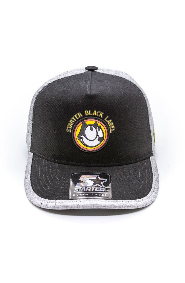 Bone STARTER Collab Felix Snapback Preto/Cinza - NewSkull