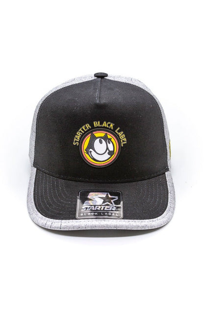 Bone STARTER Collab Felix Snapback Preto/Cinza - NewSkull