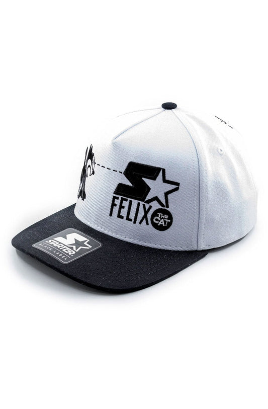 Bone STARTER Collab Felix The Cat Snapback Preto/Branco - NewSkull