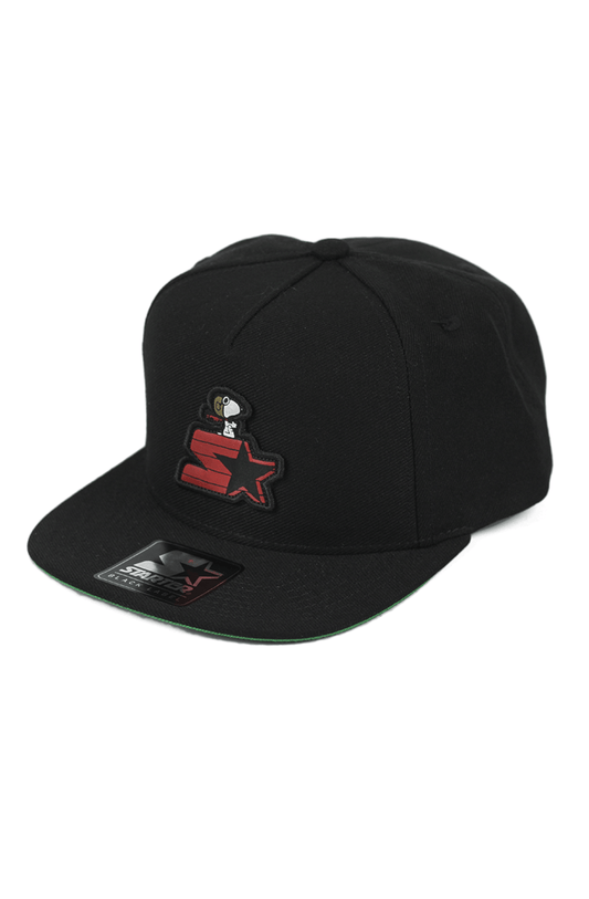 Boné Starter Peanuts Aba Reta Snapback Snoopy Aviator Preto - NewSkull