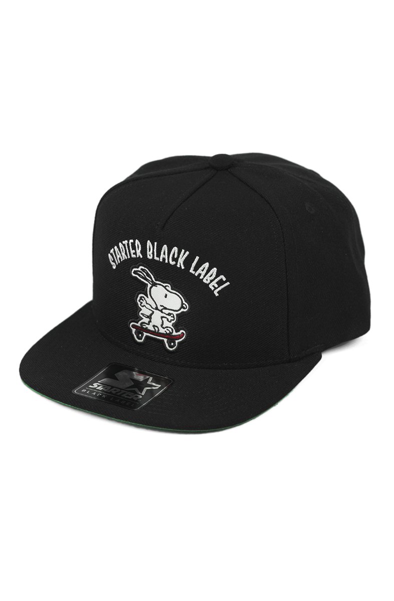 Boné Starter Peanuts Aba Reta Snapback Snoopy Skate Preto - NewSkull