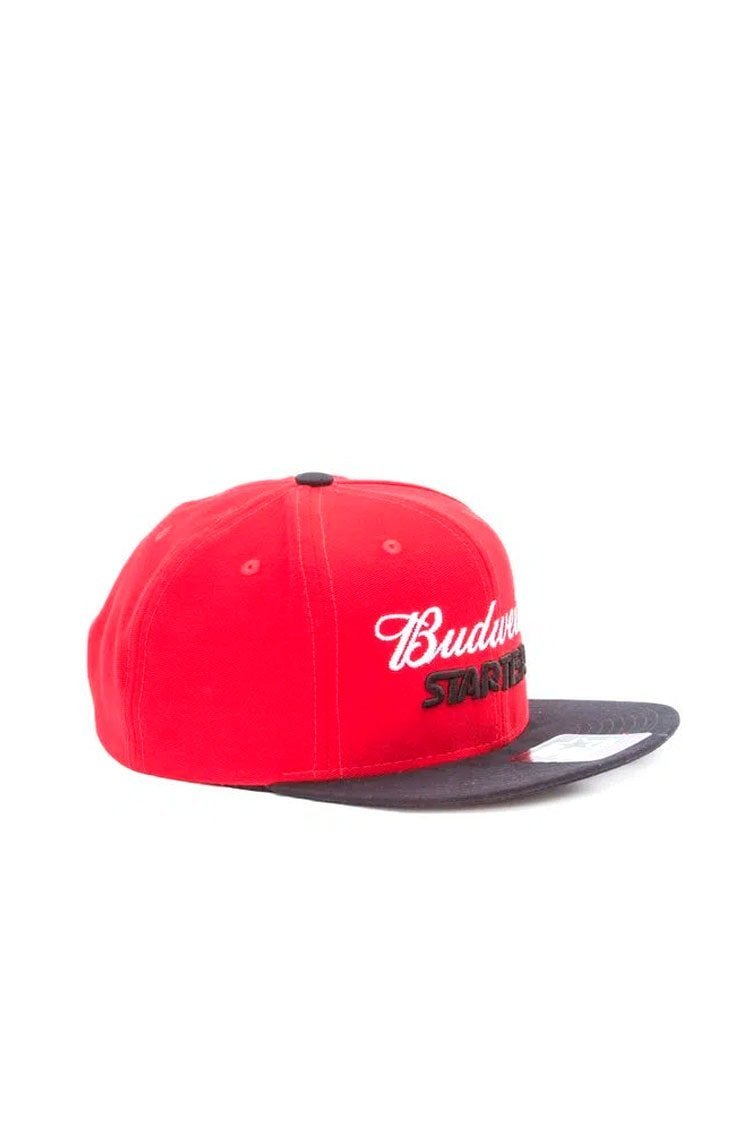 Bone Starter Snap Collab Budweiser Vermelho/Preto - NewSkull