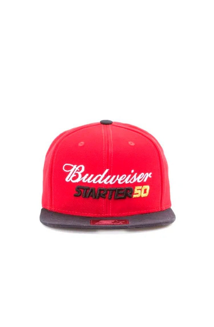 Bone Starter Snap Collab Budweiser Vermelho/Preto - NewSkull