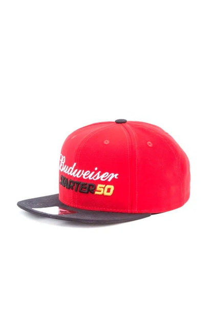 Bone Starter Snap Collab Budweiser Vermelho/Preto - NewSkull