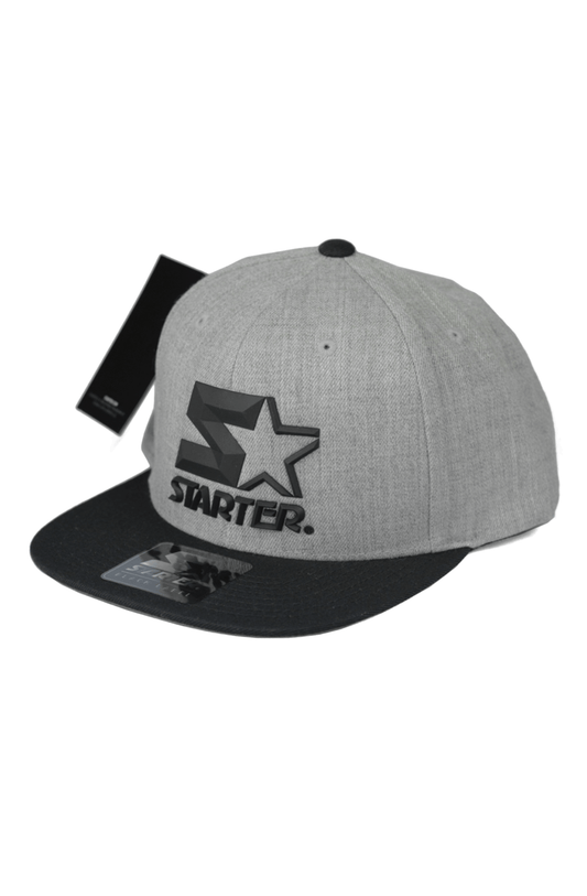 Boné Starter Snapback 3d Star Cinza - NewSkull