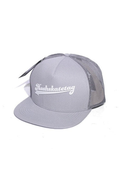 Boné Trucker Hashskatetag Snapback Cinza - NewSkull