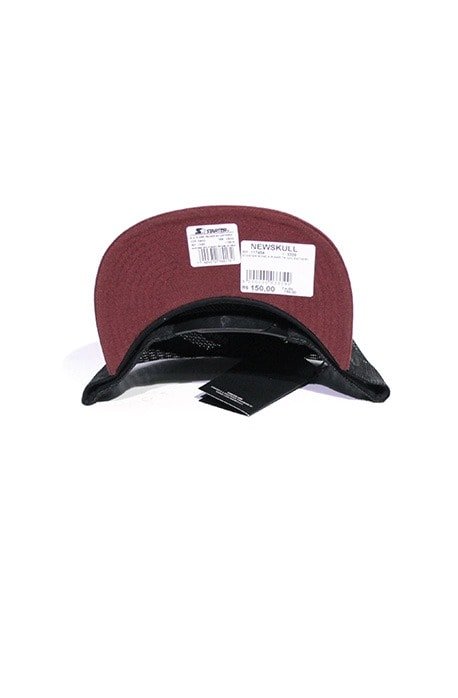 Boné Trucker Snapback Starter Black Label NH Leather - NewSkull