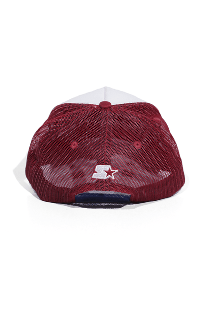 Boné Trucker Starter Black Label Flag Vermelho Snapback - NewSkull