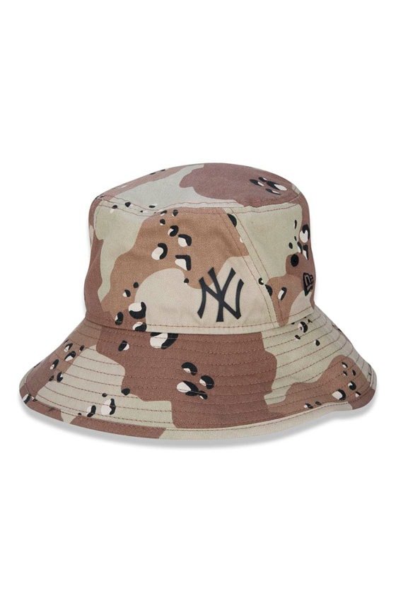Bucket New Era New York Yankees Mlb Desert Camo - NewSkull