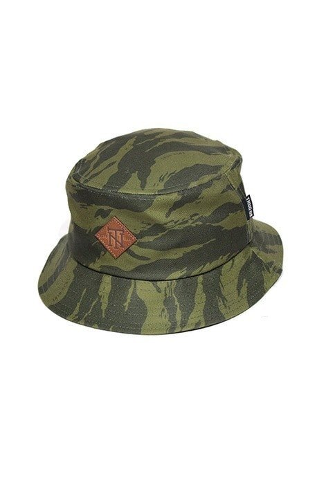 Buckethat Thug Nine Green Camo - NewSkull