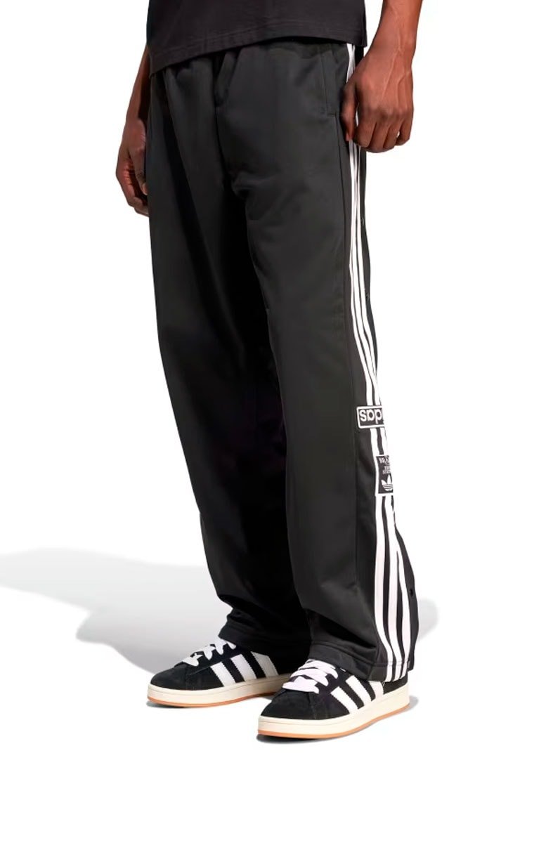 Calça Adidas Adibreak Preto/Branco - NewSkull