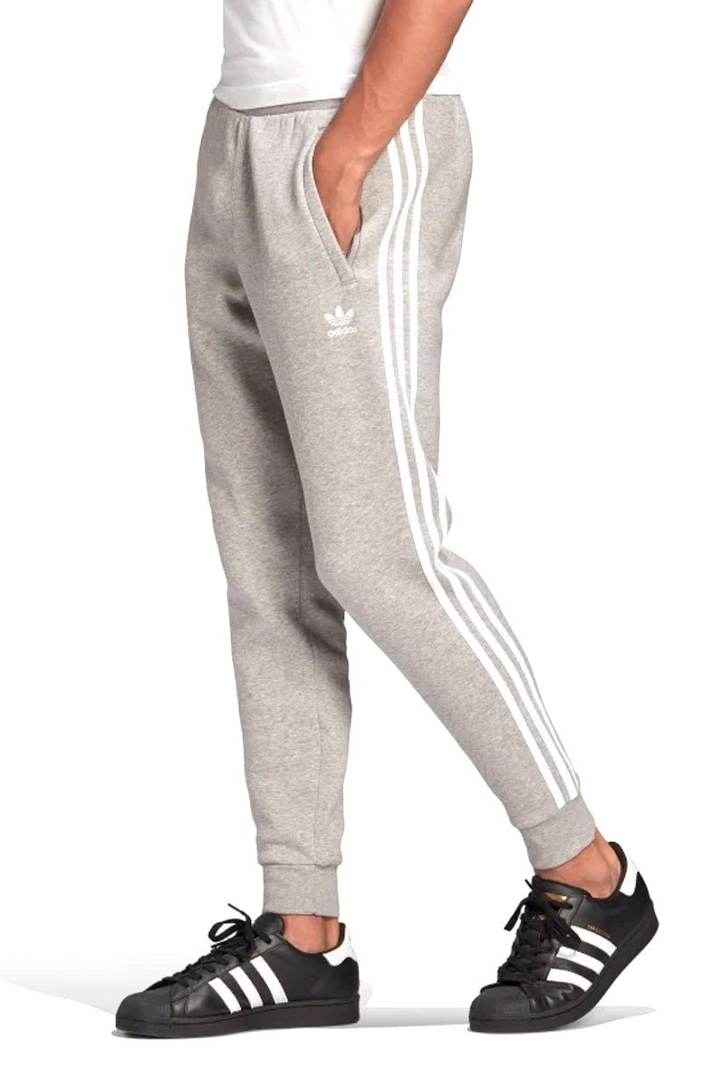 Calça Adidas Adicolor Classics 3 - stripes Cinza/Branco - NewSkull