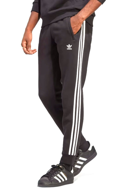 Calça Adidas Adicolor Classics 3 - Stripes Preto/Branco - NewSkull