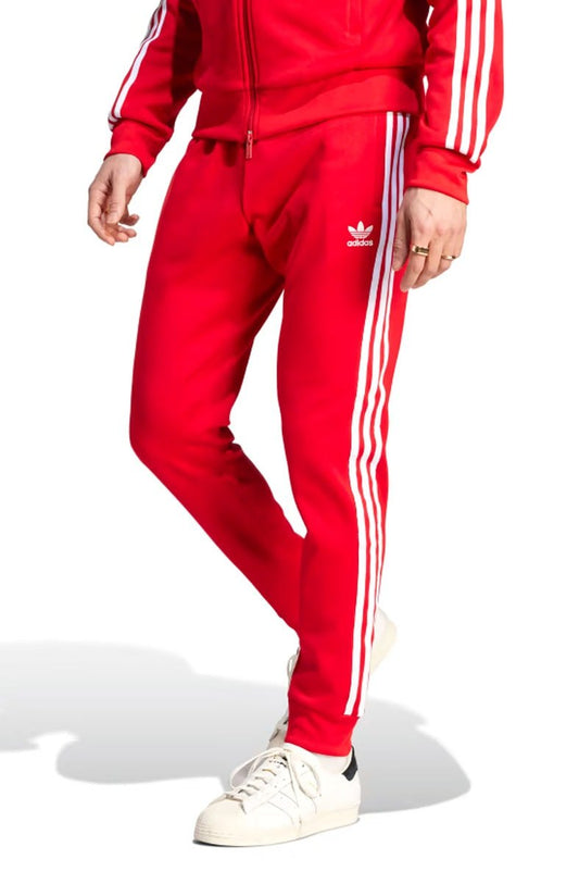Calça Adidas Adicolor Classics SST Vermelho/Branco - NewSkull