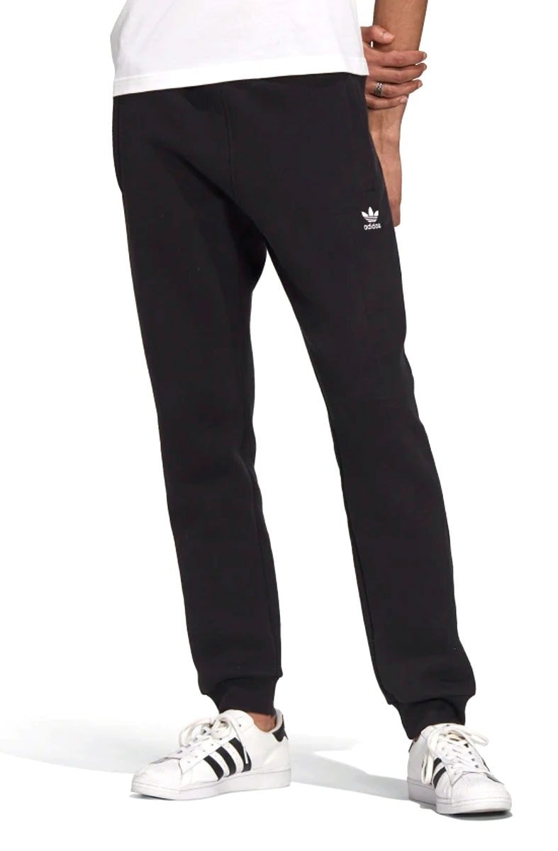 Calça Adidas Adicolor Essentials Trefoil Preto/Branco - NewSkull