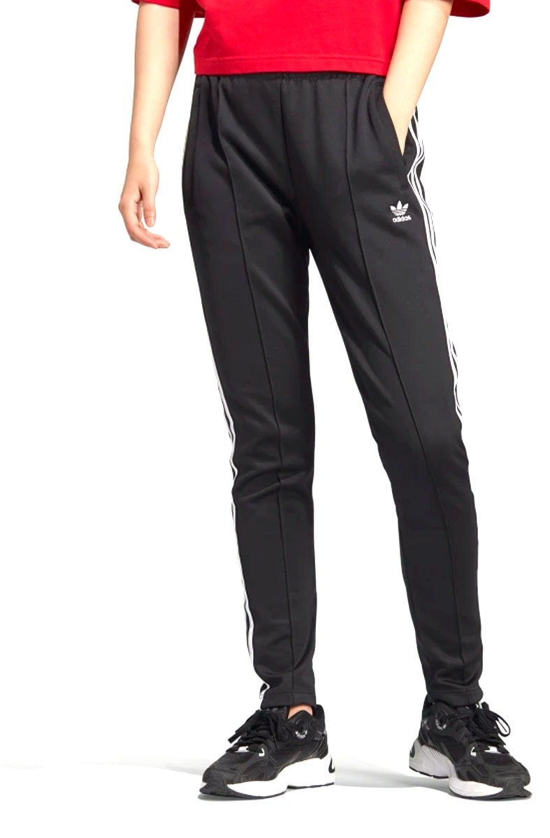 Calça Adidas Adicolor SST Feminina Preto/Branco - NewSkull