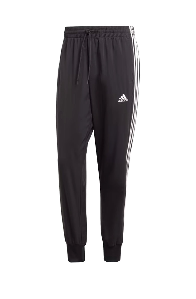 Calça Adidas Aeroready Essentials 3 - stripes Preto/Branco - NewSkull