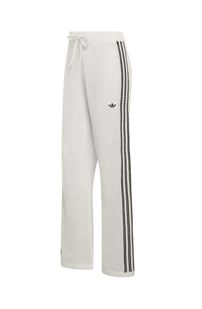 Calça Adidas Crochê Firebird Branco/Preto - NewSkull
