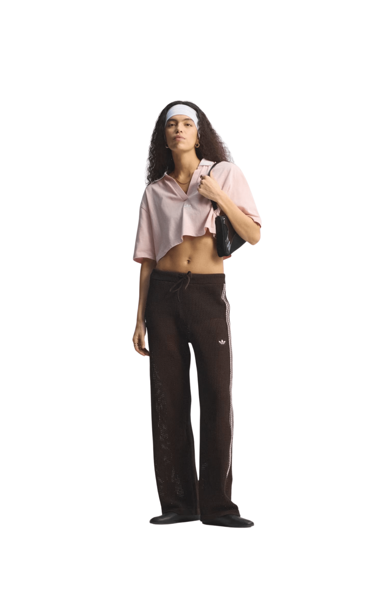 Calça Adidas Crochê Firebird Marrom - NewSkull