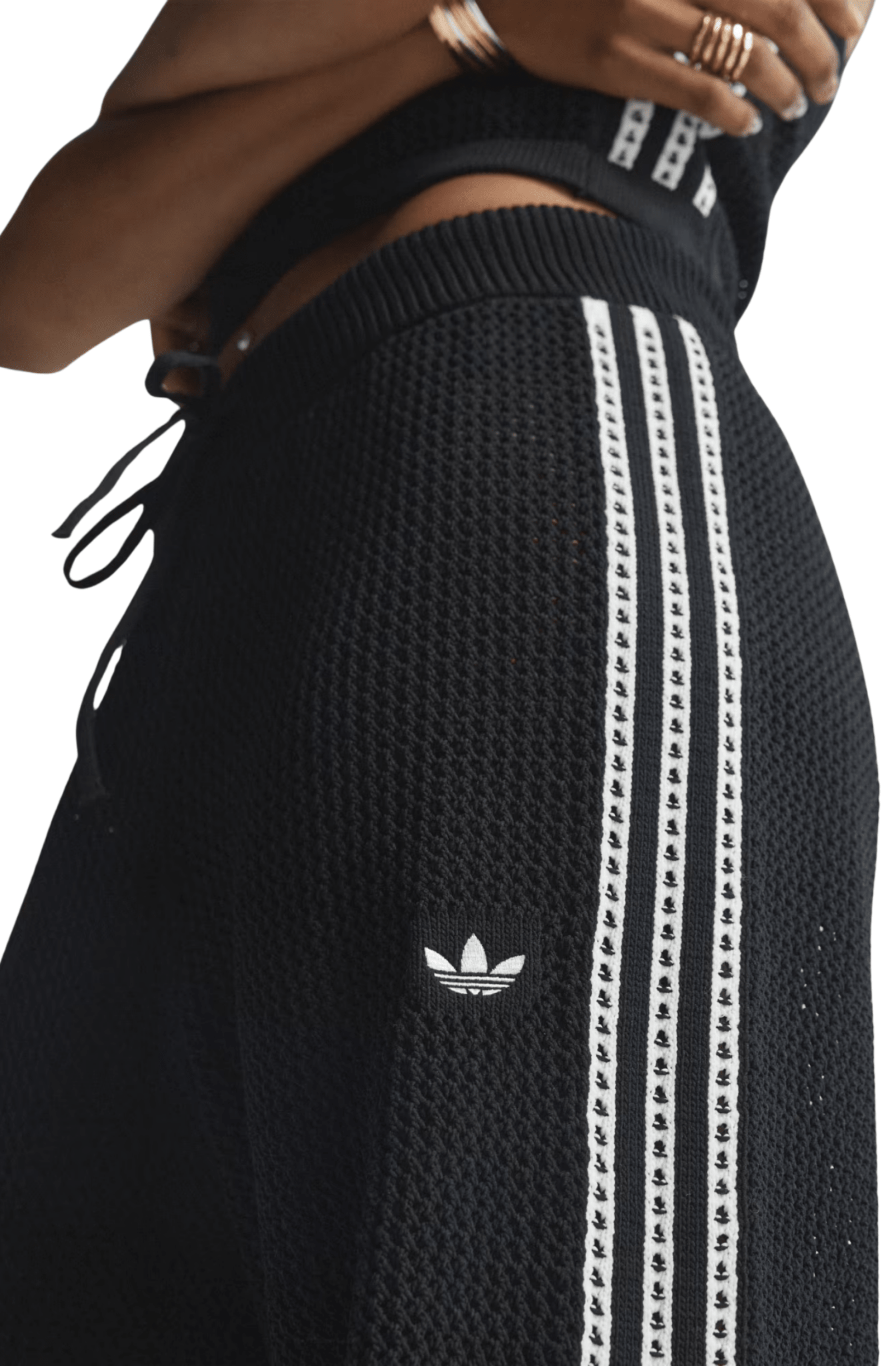 Calça Adidas Crochê Firebird Preto - NewSkull
