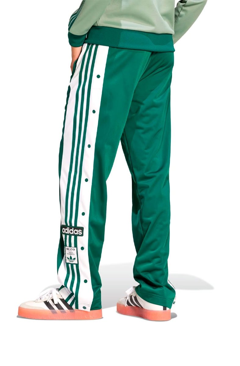 Calça Adidas Feminino Adibreak Verde/Branco - NewSkull