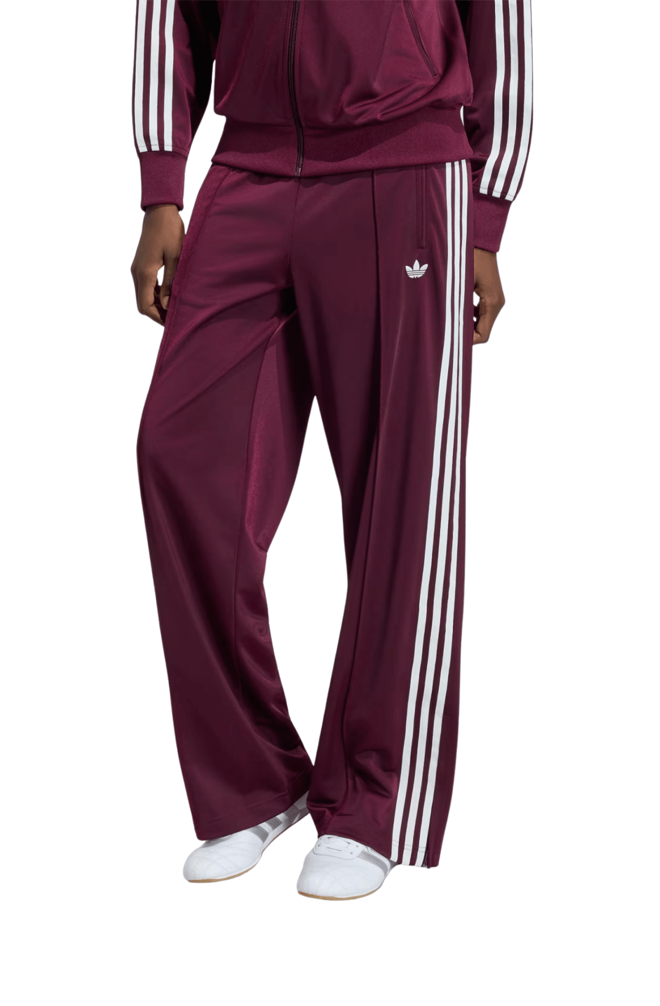Calça Adidas Firebird Adicolor Loose Track Bordô - NewSkull