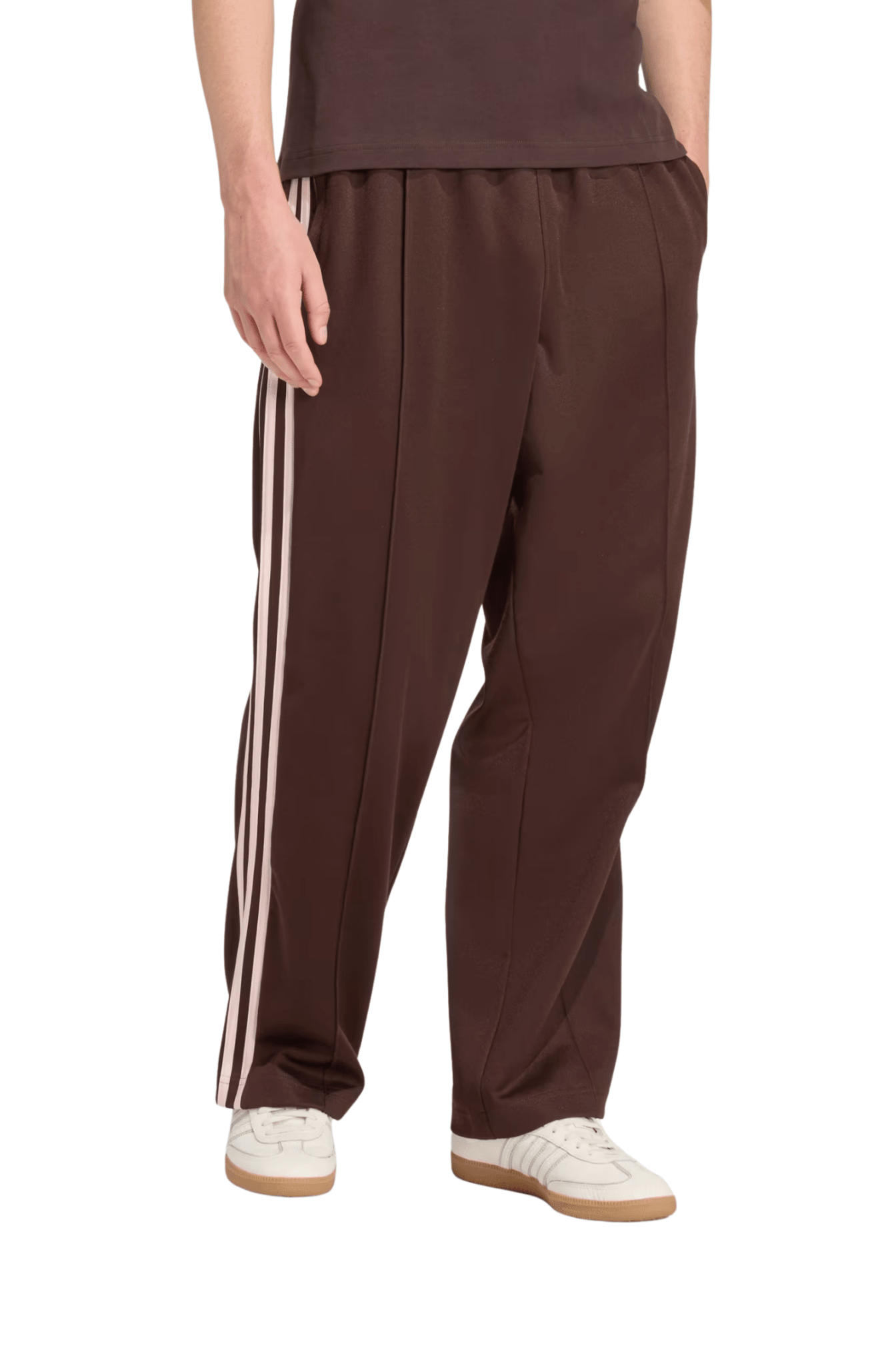 Calça Adidas Firebird Baggy Marrom - NewSkull