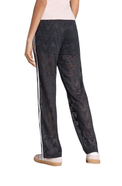 Calça Adidas Firebird Classic Lace Track Pants Preto/Branco - NewSkull