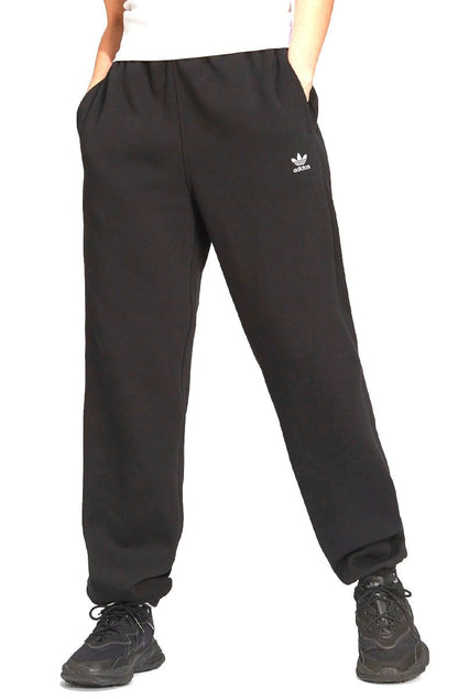 Calça Adidas Jogger Adicolor Essentials Fleece Preto/Branco - NewSkull