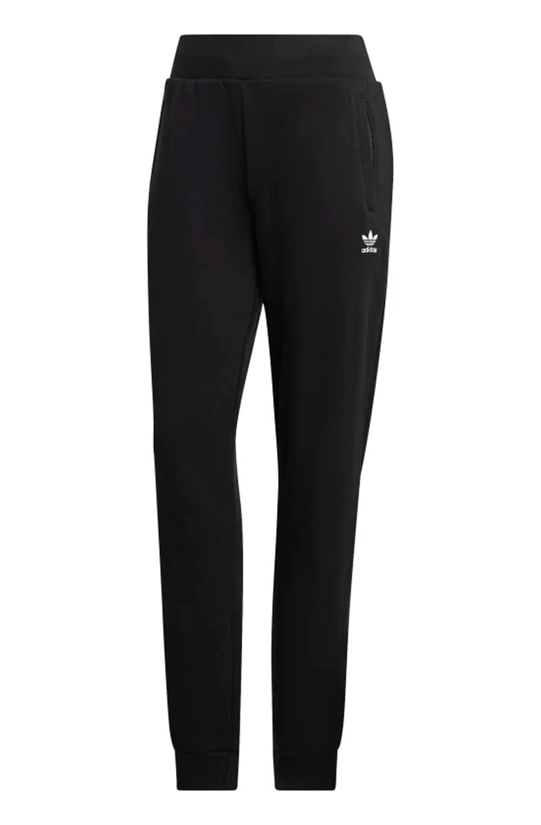 Calça Adidas Jogger Slim Adicolor Essentials Feminina Preto/Branco - NewSkull