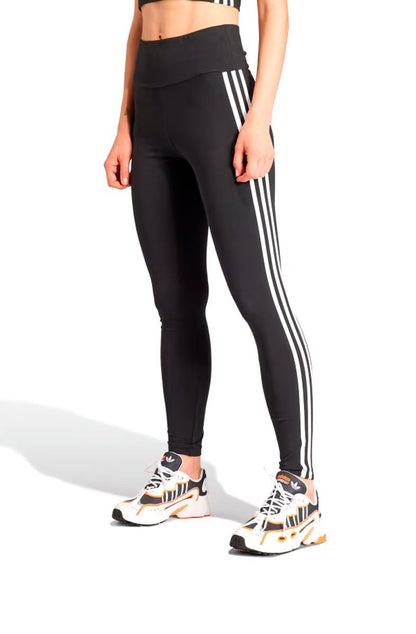 Calça Adidas Legging 3 - stripes Preto/Branco - NewSkull