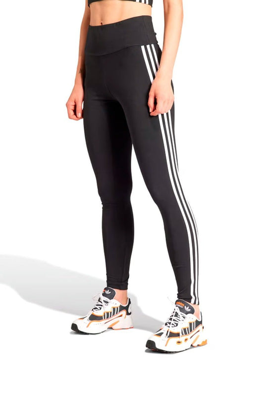 Calça Adidas Legging 3 - stripes Preto/Branco - NewSkull