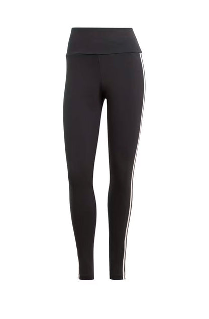 Calça Adidas Legging 3 - stripes Preto/Branco - NewSkull