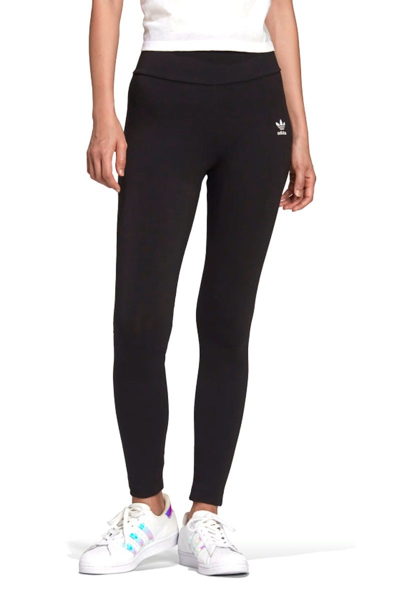 Calça Adidas Legging Adicolor Essentials Feminino Preto/Branco - NewSkull