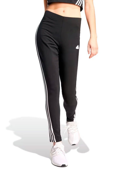 Calça Adidas Legging Future Icons 3 - stripes Preto/Branco - NewSkull