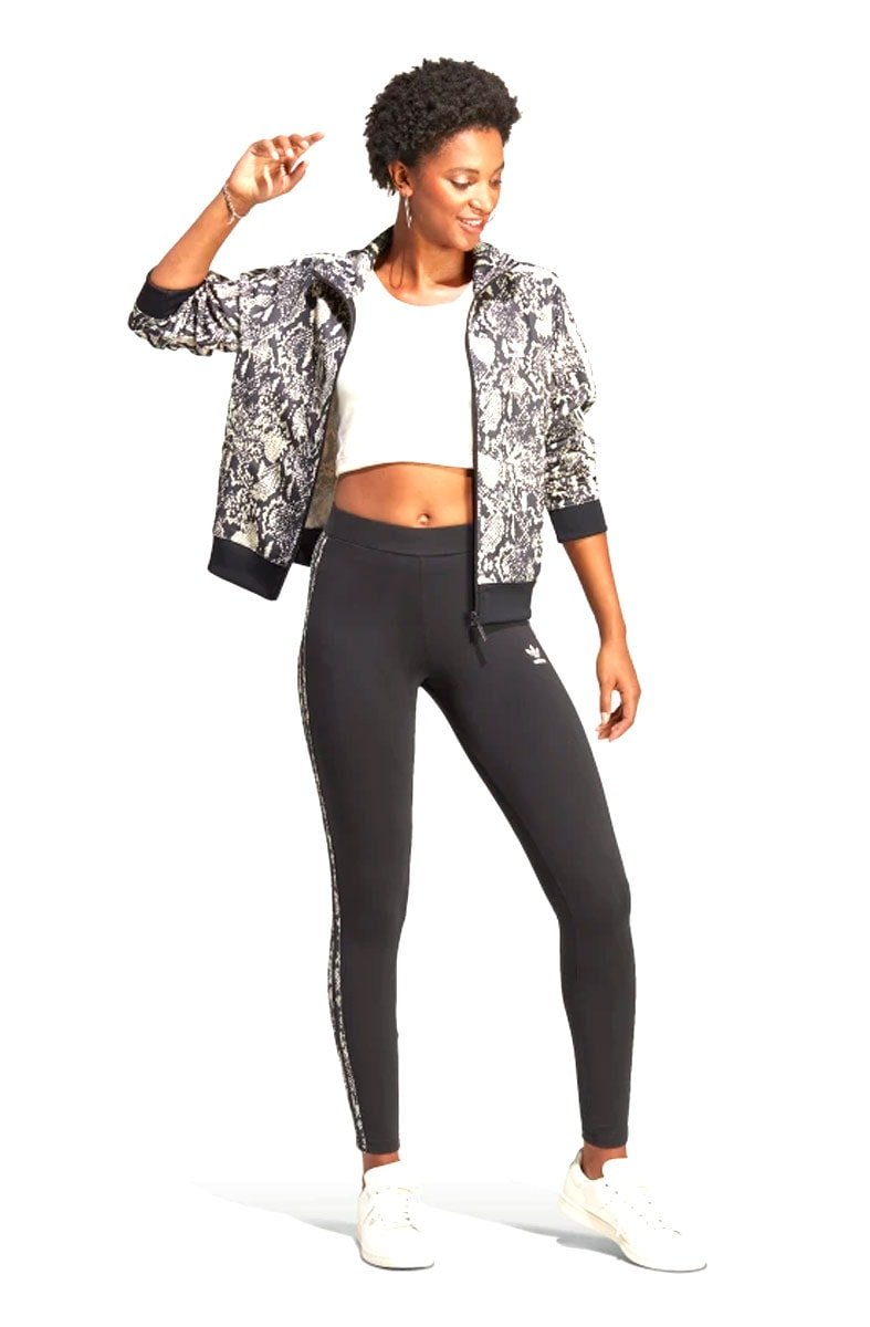 Calça Adidas Legging Originals 3 Stripes Preto - NewSkull
