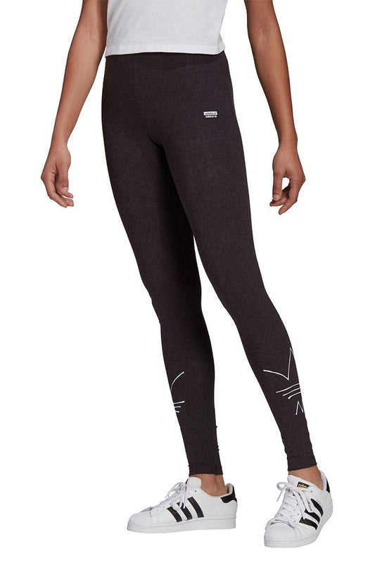 Calça Adidas Legging R.Y.V. Preta/Branca - NewSkull
