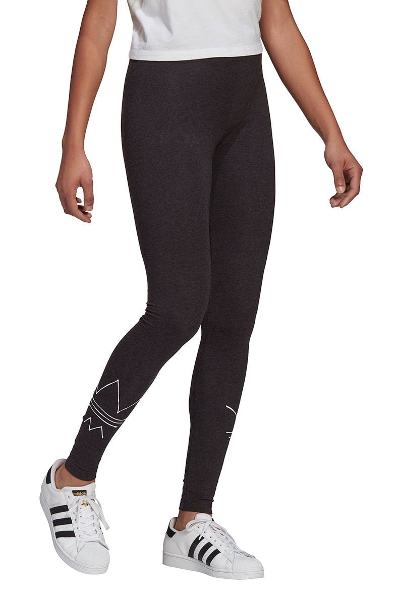 Calça Adidas Legging R.Y.V. Preta/Branca - NewSkull