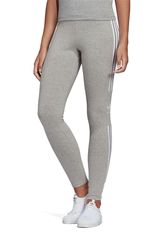 Calça Adidas Legging Trefoil Cinza - NewSkull
