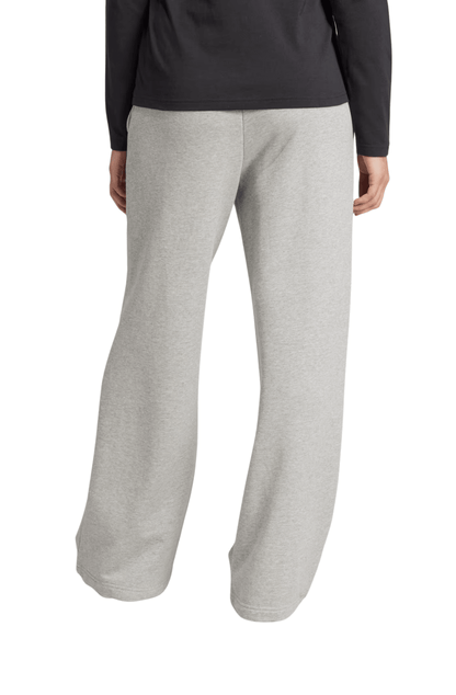 Calça Adidas Moletinho Wide Leg Essentials Cinza - NewSkull