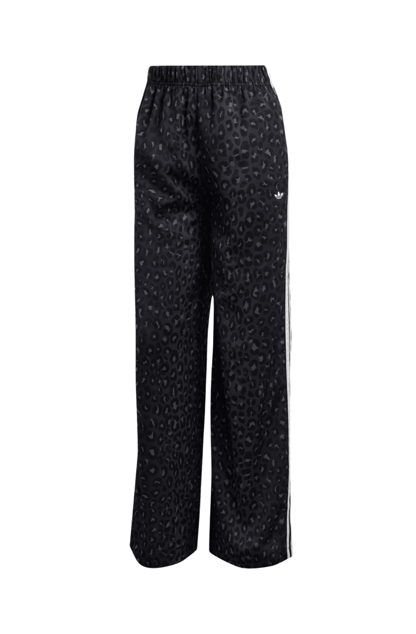 Calça Adidas Originals Wide Leg Cetim Cinza - NewSkull