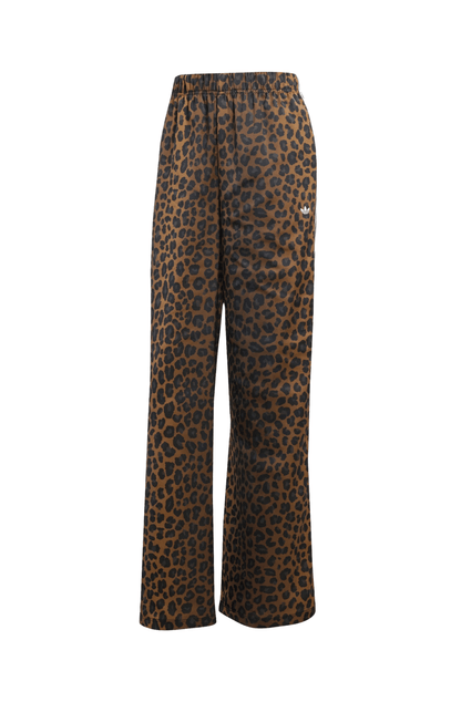 Calça Adidas Originals Wide Leg Cetim Marrom - NewSkull