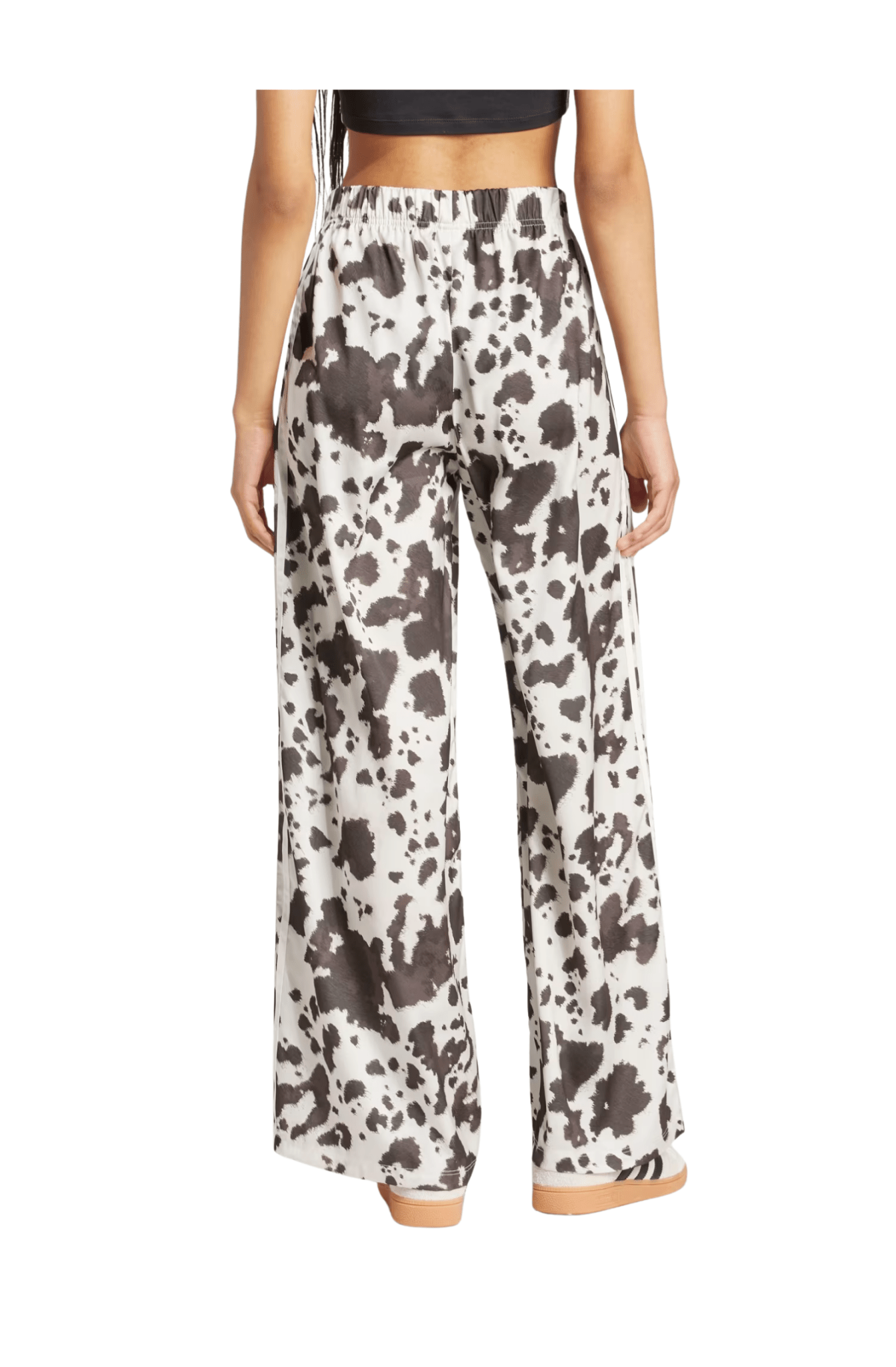 Calça Adidas Originals Wide Leg Cetim Off - White - NewSkull