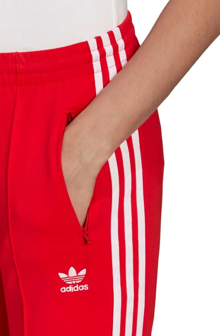Calça Adidas Primeblue Sst Vermelho/Branco - NewSkull