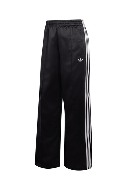 Calça Adidas Satin SST Loose Track Pant Preto/Branco - NewSkull